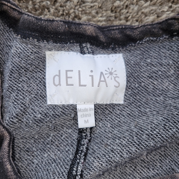 Delias Brown Zipper Jacket Size Medium Woman's - Picture 4 of 9